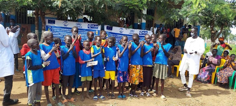 kinderen doen mee aan een quiz