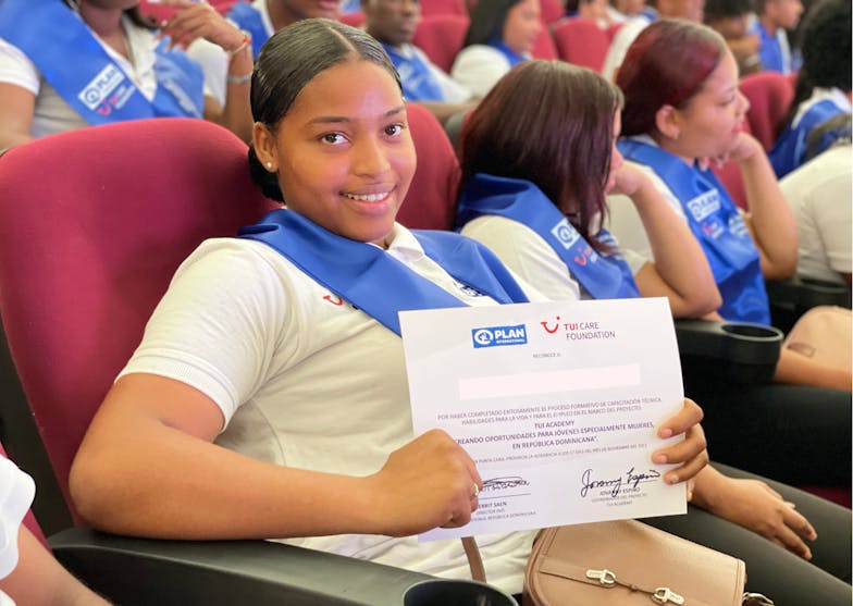 TUI Academy student Ashley