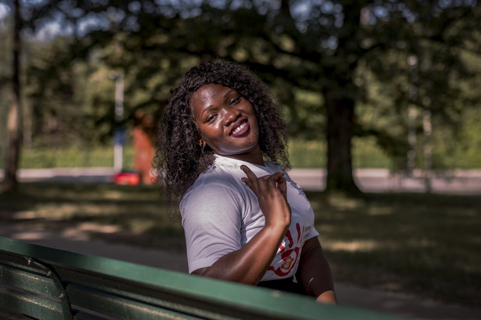 Rachel (26), from Uganda, Youth Activist, She Leads programme, Geneva, 3 July 2023