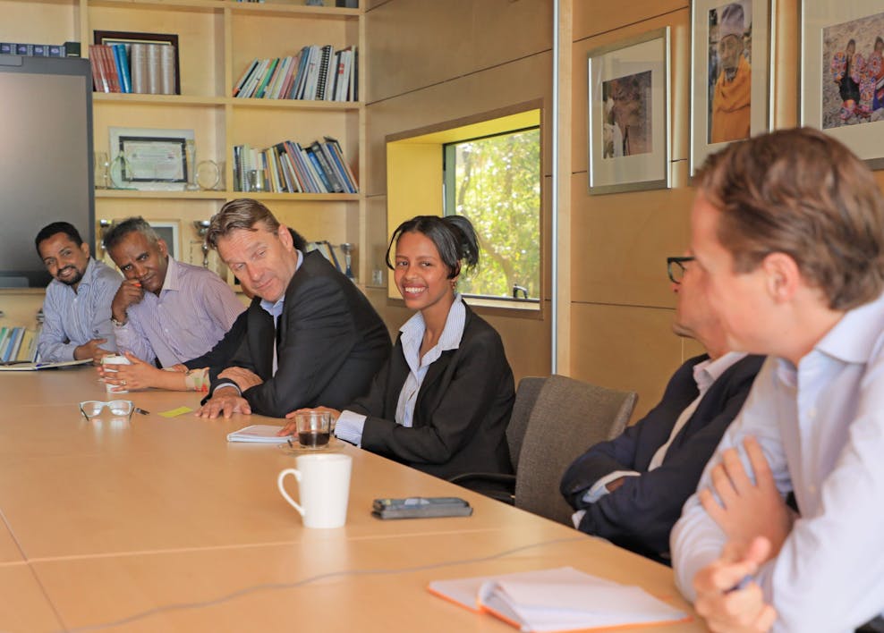 Heran takes over meeting