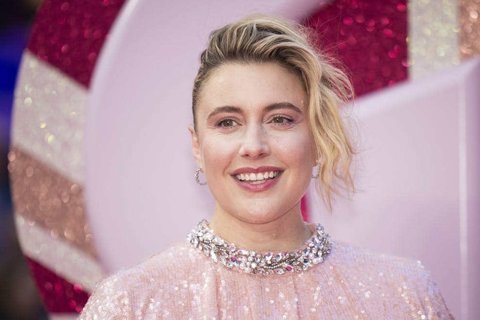 Greta Gerwig bij de Barbie-première