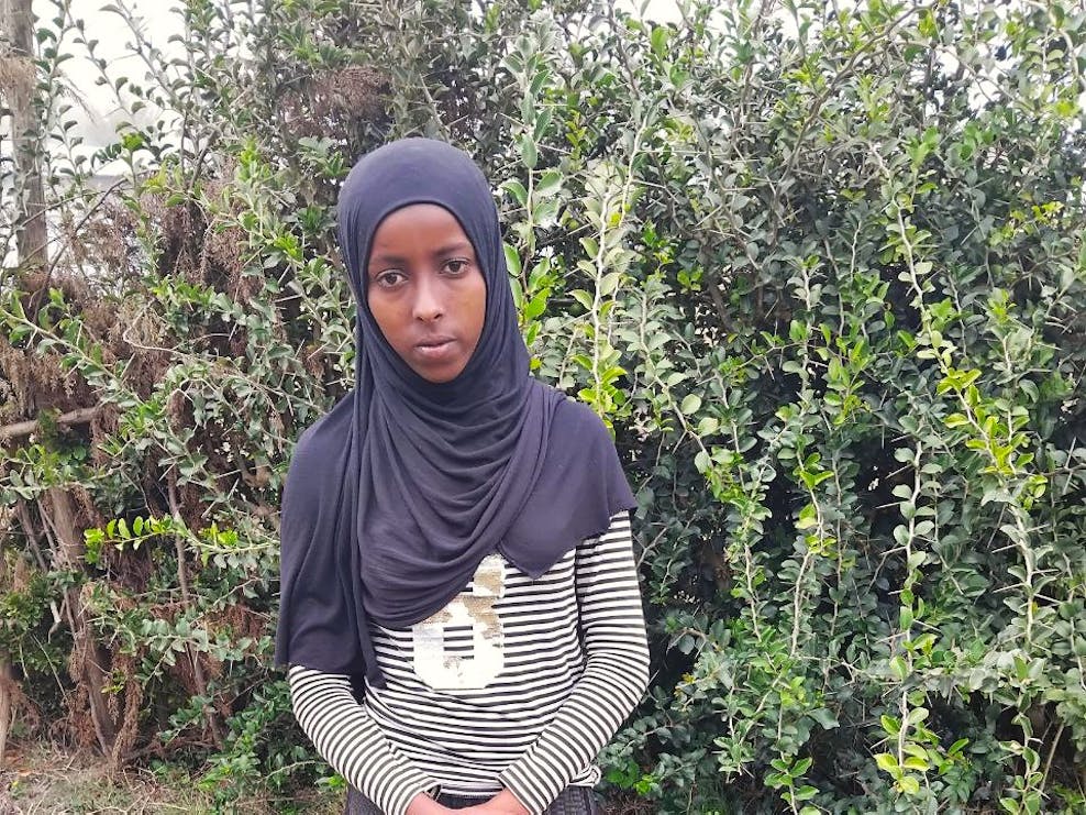 Seada (16) zag hoe haar familie werd vermoord © Plan International