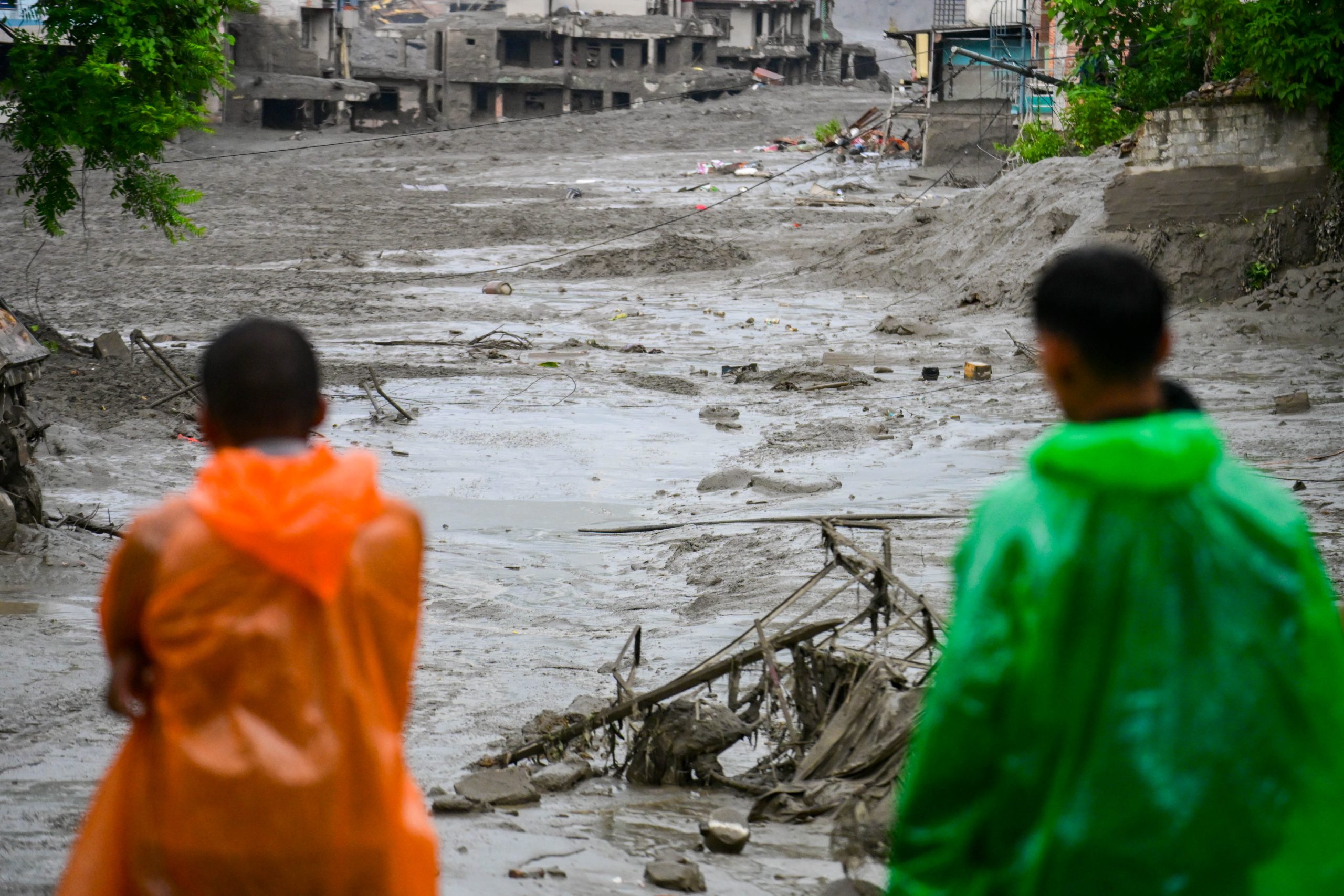 Overstroming Nepal Flash flood Nepal