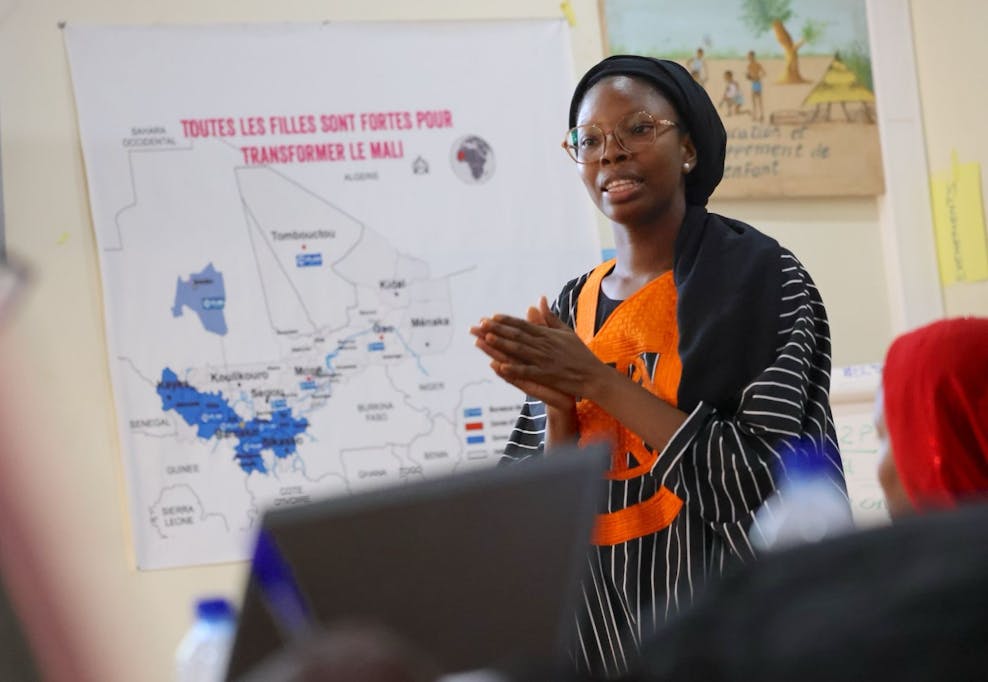 Leven zonder geweld: meisjes in Mali eisen verandering