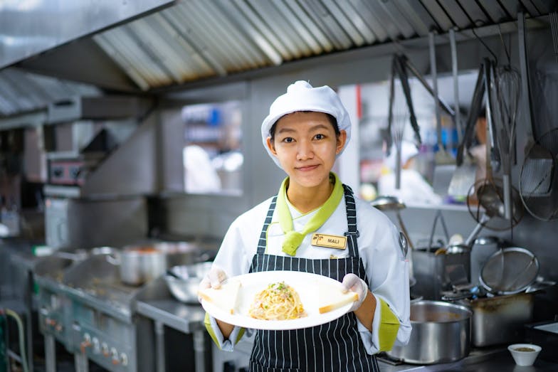 Mali laat het gerecht zien dat ze heeft bereid.