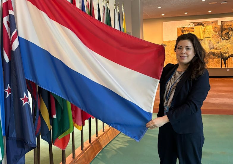 Joyce Brummelman onderhandelt namens Nederland bij de CSW. – ©Plan International