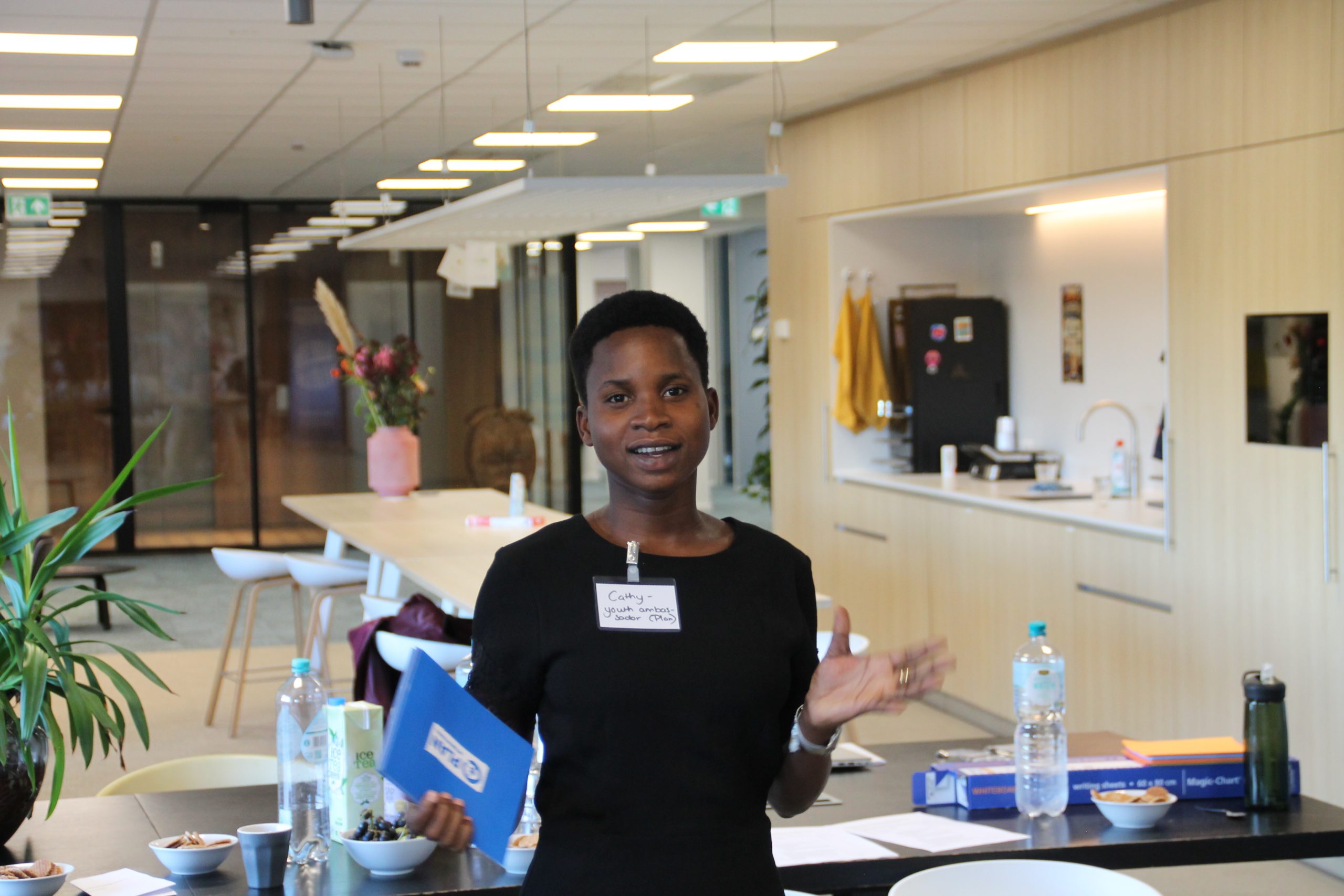 cathy from uganda speaking at NLNOoffice