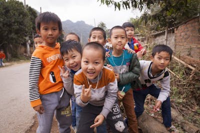 kinderen uit Vietnam