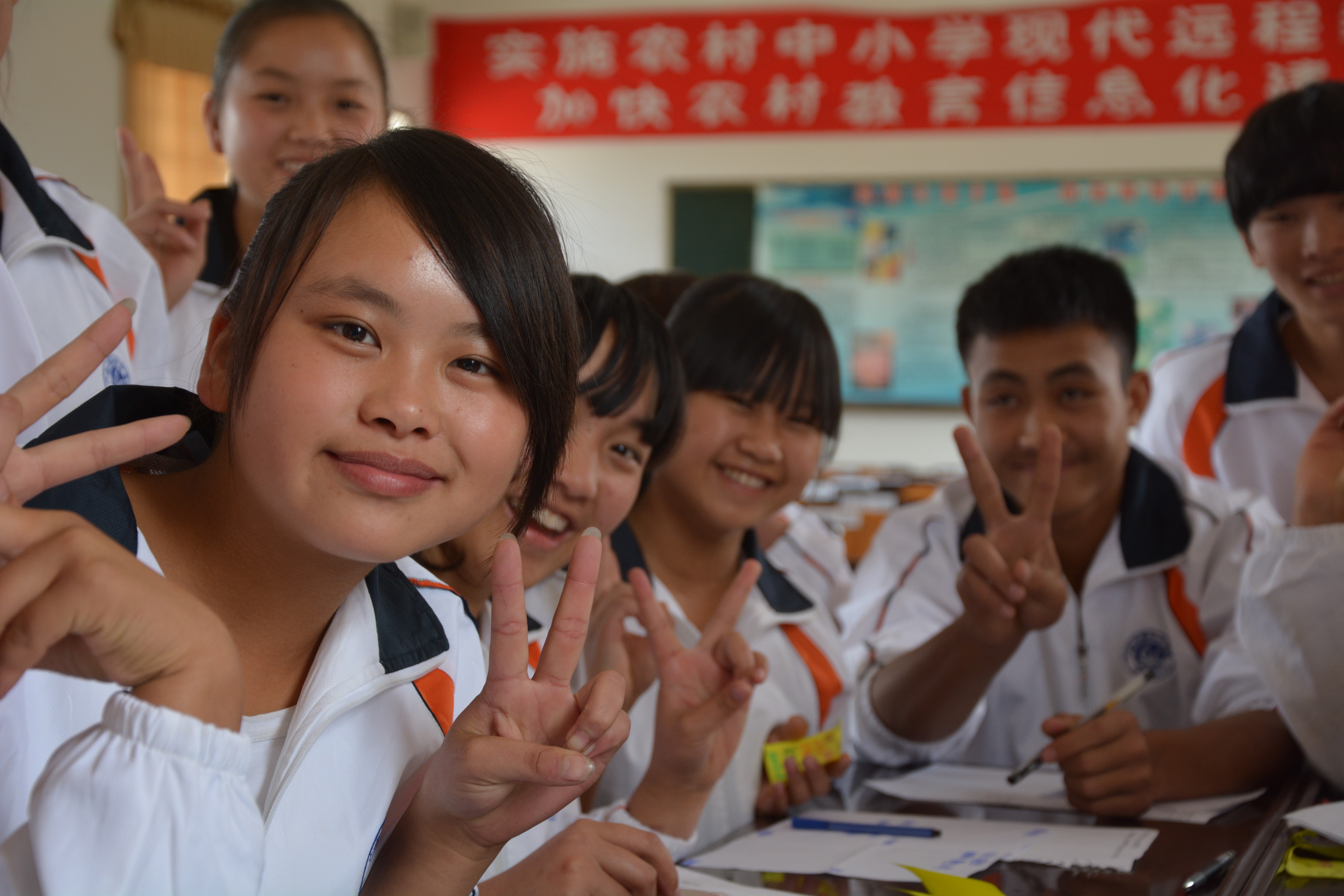 schoolmeisjes china technisch onderwijs