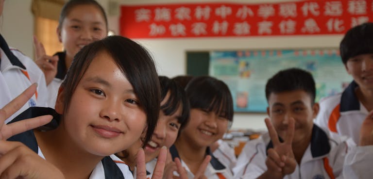 schoolmeisjes china technisch onderwijs
