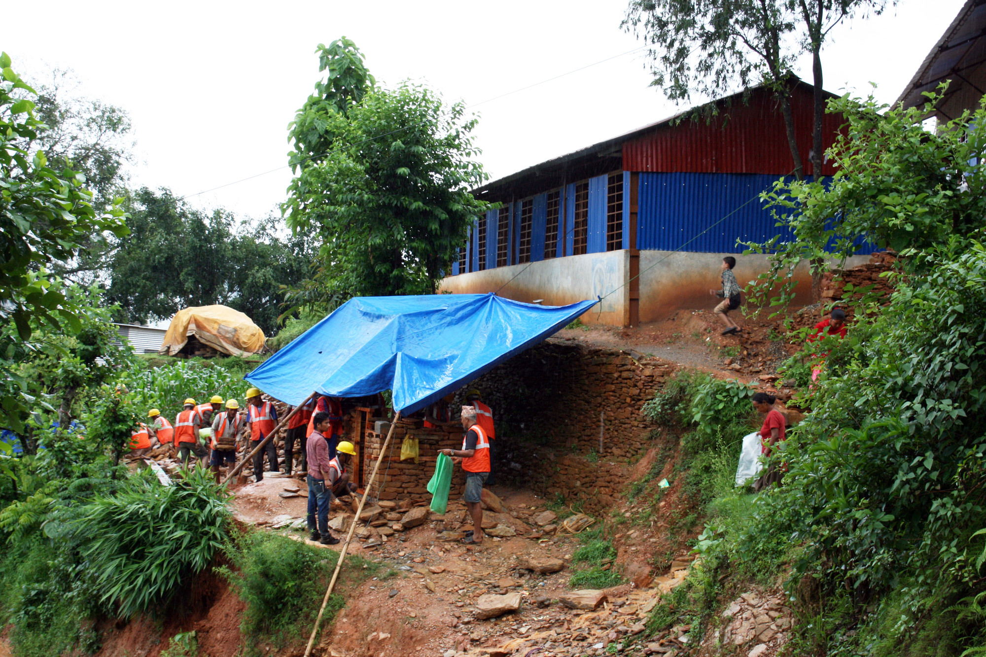 Dit deed Plan na de aardbeving in Nepal