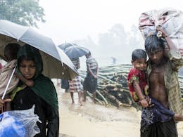 Noodhulp Rohingya vluchtelingen