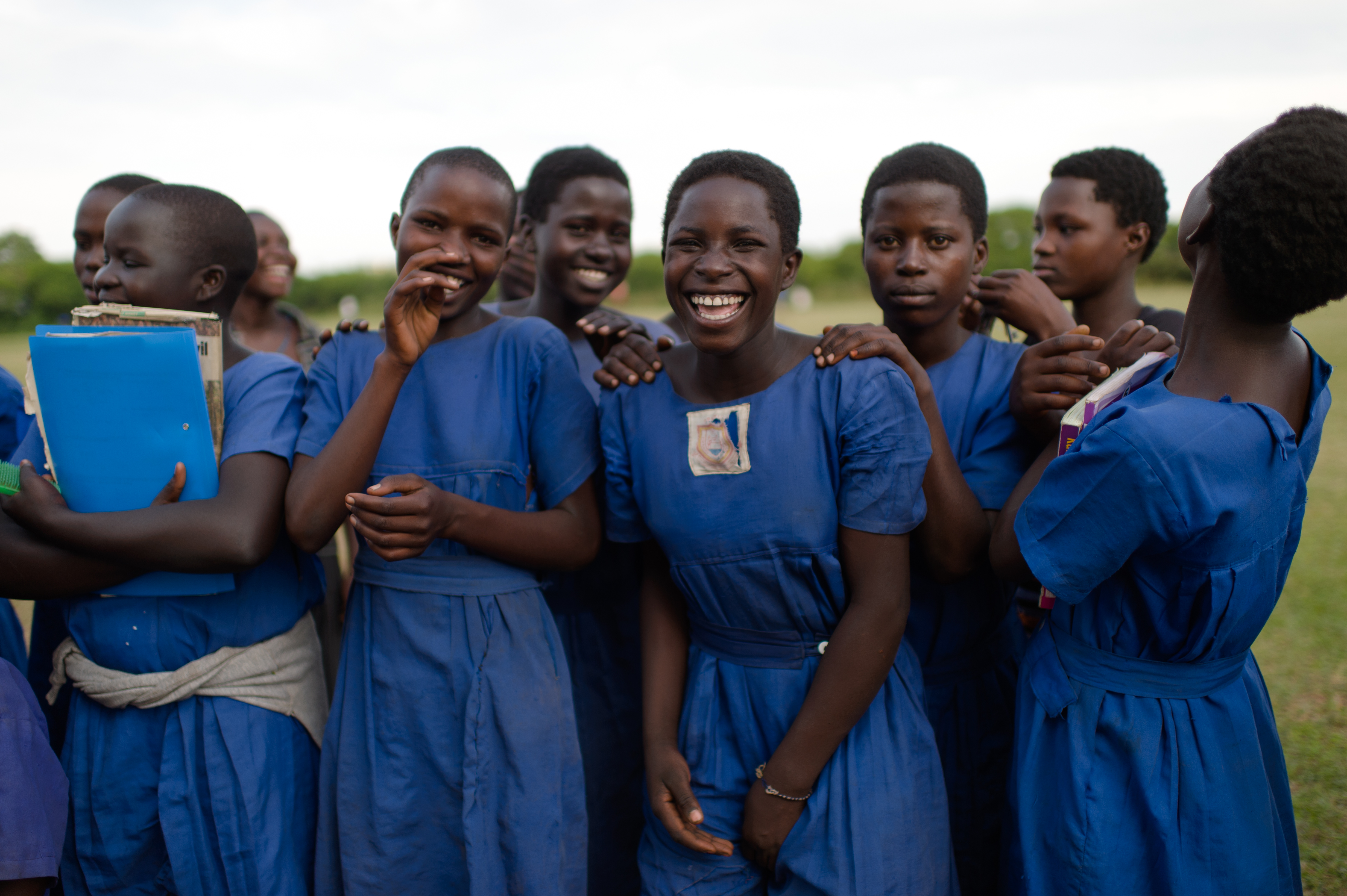 Uganda schoolmeisjes