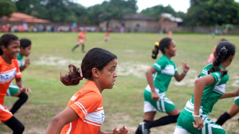meisjesvoetbal Brazilië