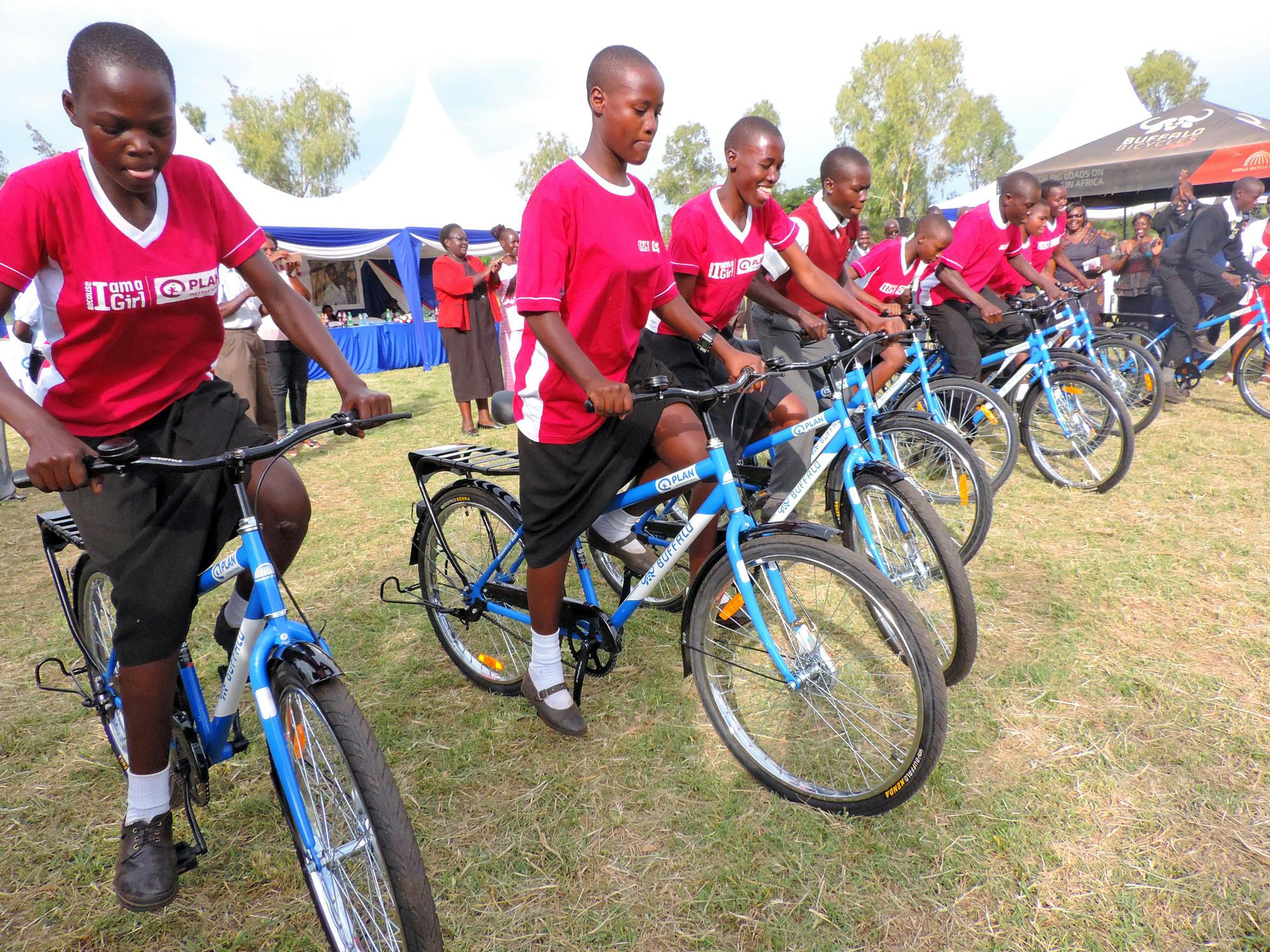 Kenia onderwijs fietsen