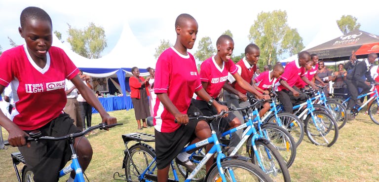 Kenia onderwijs fietsen