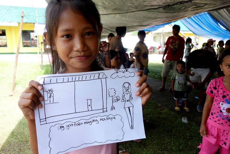 Meisje_tekening_Azie_02 kaart sturen, sponsorkind
